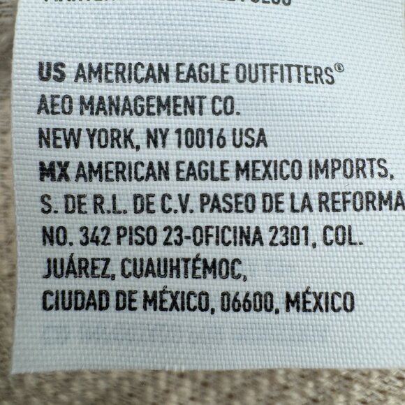 American Eagle Women's Cream Pullover Hoodie Sherpa Size Medium - Picture 8 of 10